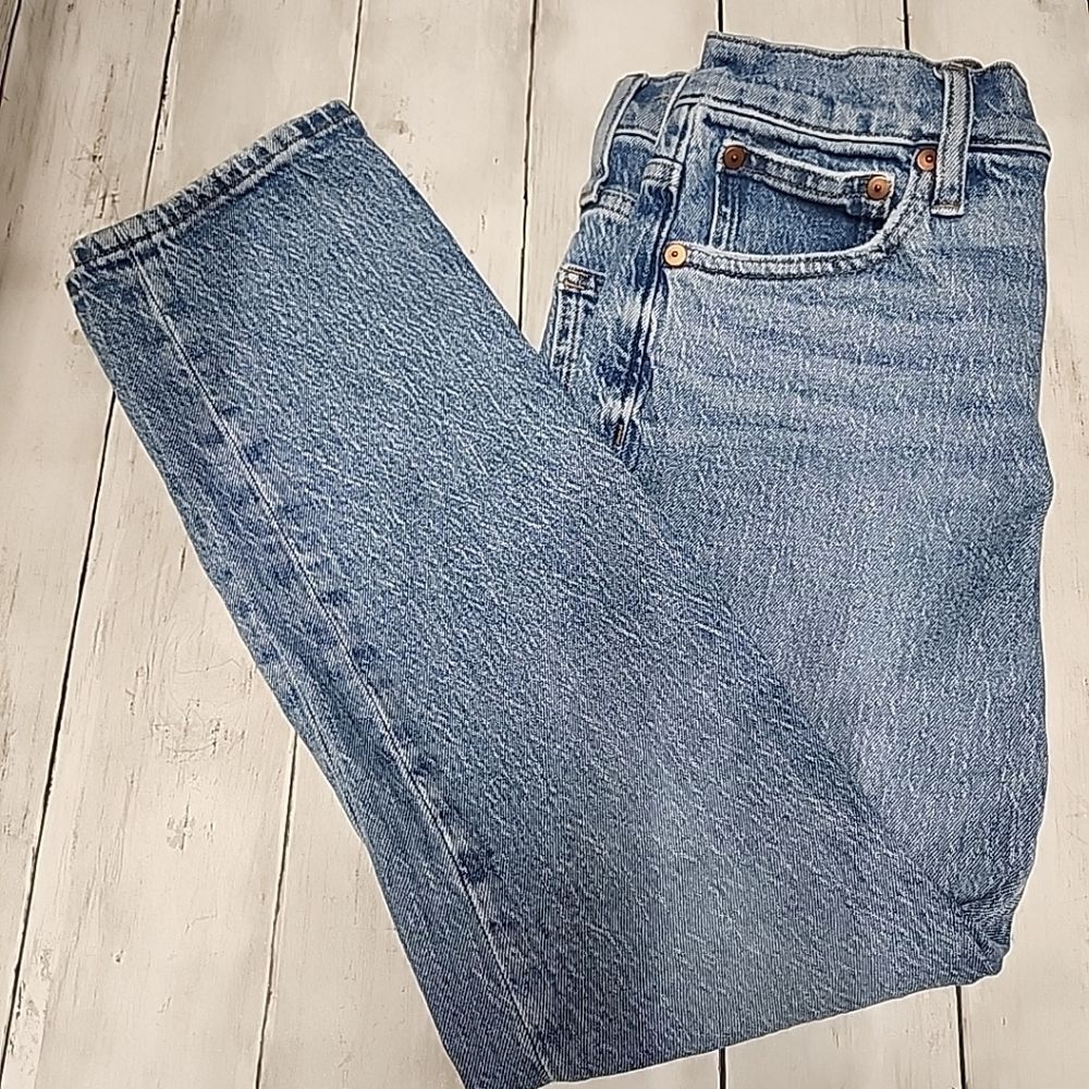 Madewell The Perfect Vintage Jeans Straight High Rise Denim Women 28